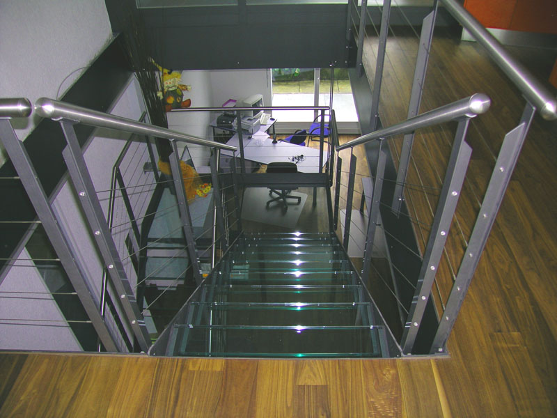 Treppen Glasstufen